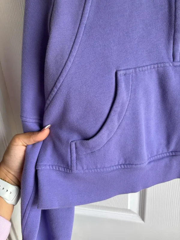 Lululemon Scuba Oversized Funnel-Neck Half Zip - Dark Lavender M/L - Image 4