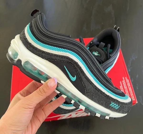 Nike New Air Max 97 ‘Black Sport Turquoise' - Image 3