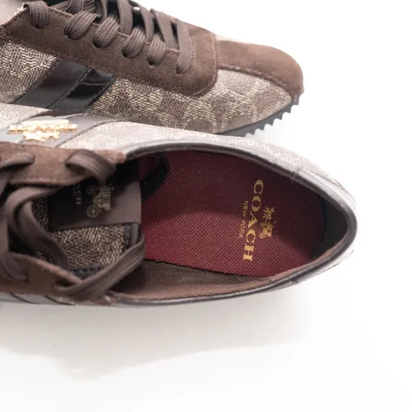 Coach. Ivy Leather Logo Sneakers.‎ - Image 12