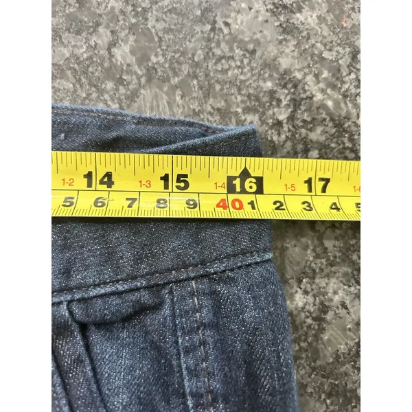 Ann Taylor Loft Modern Flare Dark Denim Jeans Size 6 Low Rise Y2K Stretch City - Image 5
