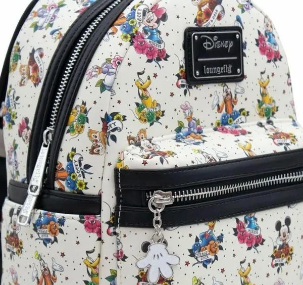 NWT Disney Loungefly Limited Edition Sensational 6 Tatoo Mini Backpack - Image 4
