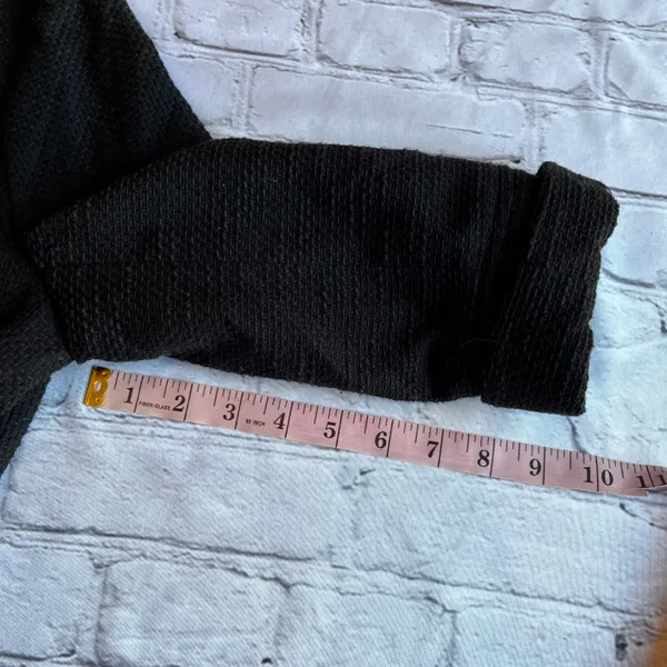 Ann Taylor Loft Black Two Button Blazer Peplum Textured Jacket Size 8 Work. - Image 4
