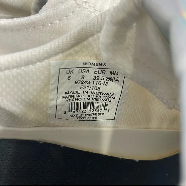 Palladium white revolt low textile sneakers lug sole women’s size 8‎ chunky Y2K - Image 6