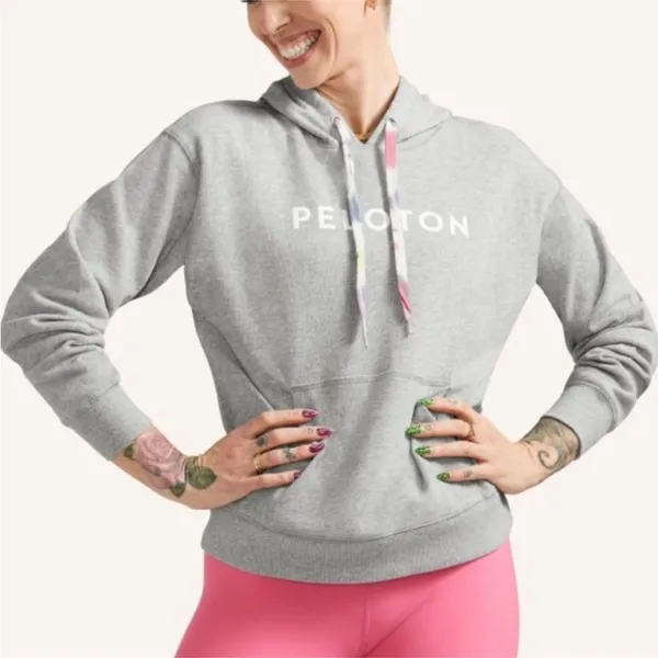 Peloton Daydreamer Hoodie Women's Size XS‎ Grey Athleisure - Image 10