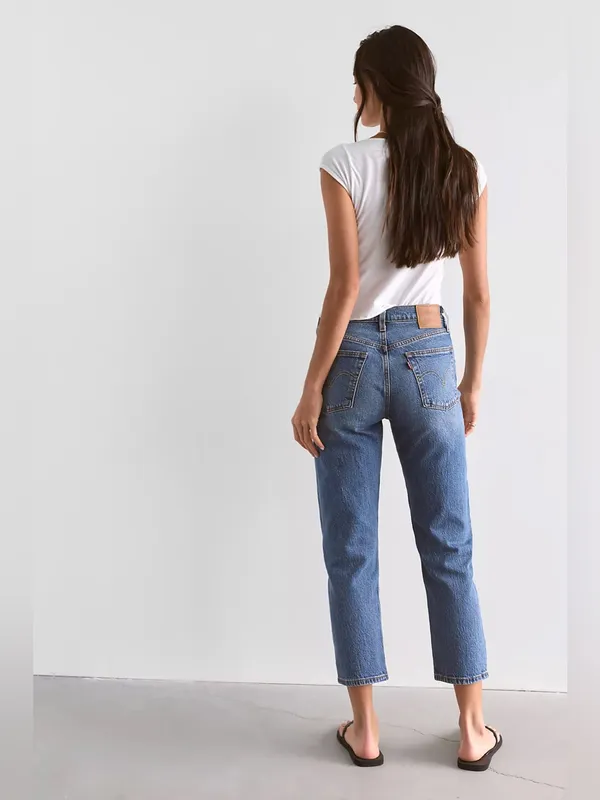Levi’s 501 Denim High-Rise Cropped Jeans - Image 2