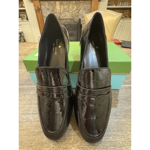 Kate Spade New York Genevieve Black Loafer Z3009‎ Women's Size 8 M!! - Image 2