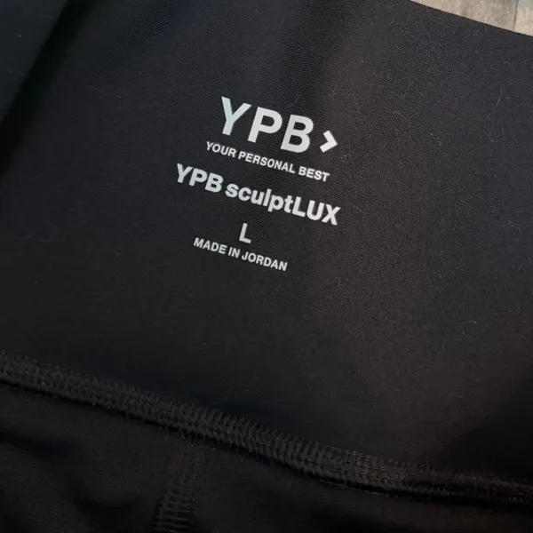 Abercrombie & Fitch YPB sculptLUX Athletic Skirt Skort with Slit Black Large - Image 5