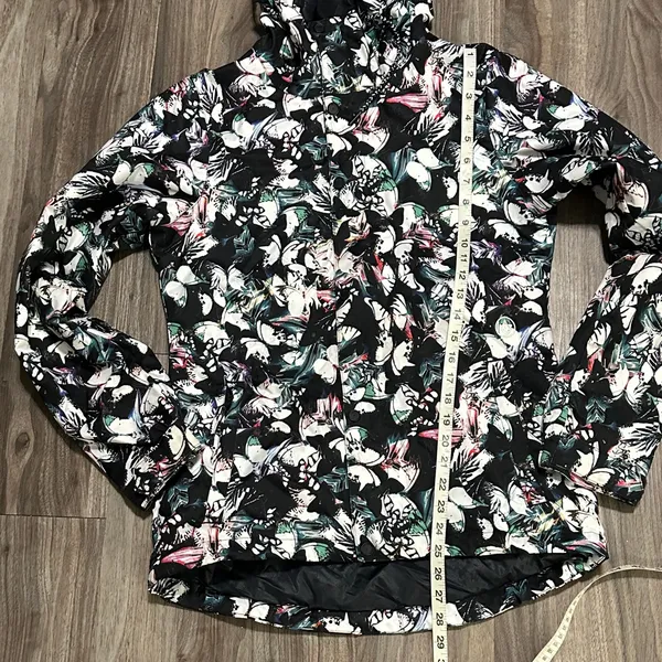 Volcom Women’s Snowboard Jacket Floral Print Hooded Winter Snow Ski, 8k. - Image 14