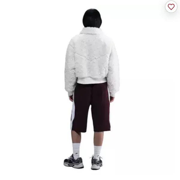 Nike Women's Essential Loose‎ Sherpa Bomber Jacket NWT - Image 3