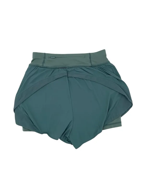 Sweaty Betty Tempo Run Shorts Size 4 Cool Forest Green Running Athletic Sporty - Image 2