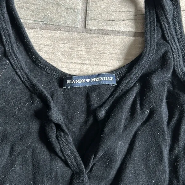 Brandy Melville black tank top - Image 2