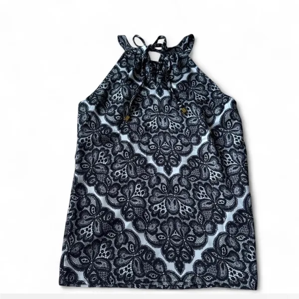 The Limited Y2K black and white lace top - Image 6