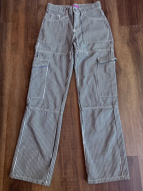 Edikted Striped Pants Cargo - Image 3