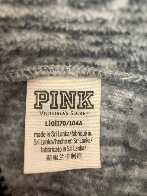 Victoria's Secret PINK Space-Dye Cozy Quarter-Zip Pullover L - Image 14