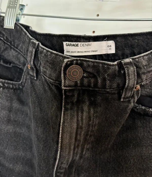 Garage Black Denim Jeans - Image 3