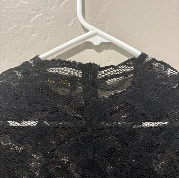 Stanzino Black Lace Long Sleeve Dress - Image 8