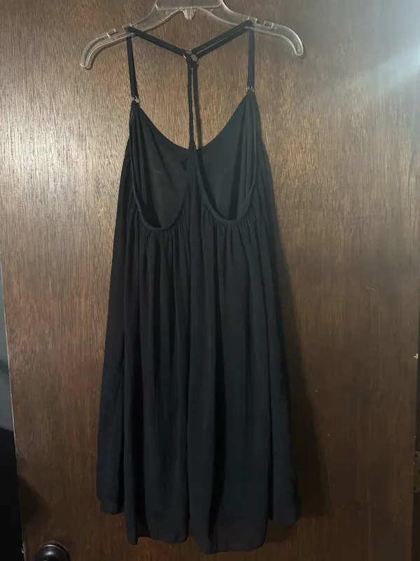 Abercrombie Chiffon Dress Black - Image 3
