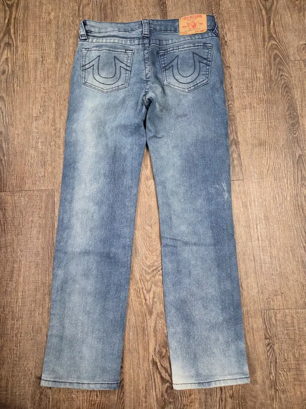 True Religion Geno Relaxed Slim Jeans Women's Jeans Size 10 - 28x26 - Image 2