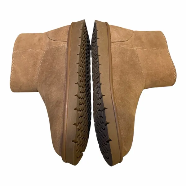 Universal Threads Light Brown Suede‎ Ankle Booties Casual Flat Shoes Womens - Image 5