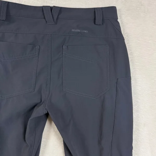 Duluth Trading Co 4x29 Flexpedition Slim Leg Pants Night Sky Blue Stretch Hiking - Image 7