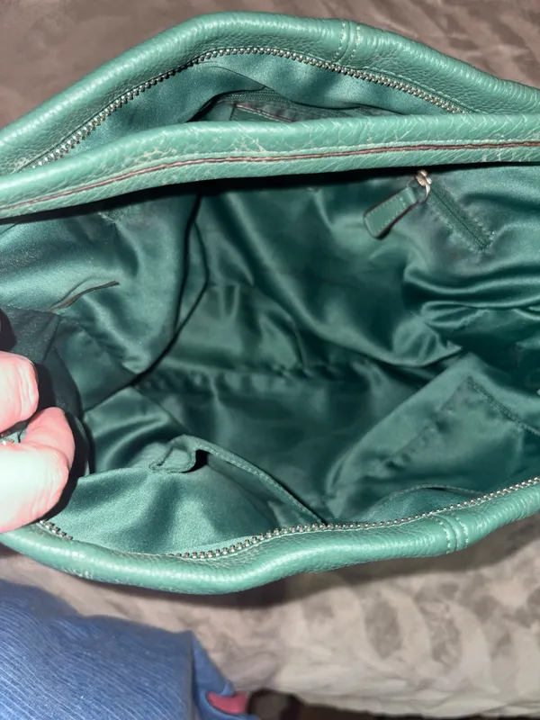 Coach Green Leather Bag - Image 3