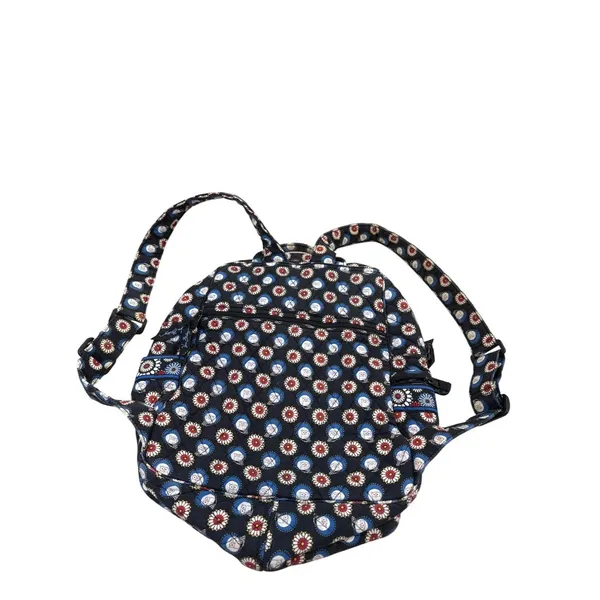 Vera Bradley blue Owl & Floral Print Quilted Backpack 16" x 14" SKU 7335 - Image 6