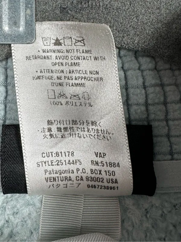 Patagonia R2 Regulator Fleece Jacket Women’s M Blue Gray 25140‎ Vintage - Image 8