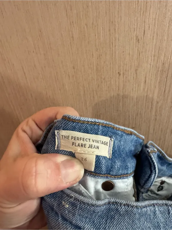 Madewell Light Wash The Perfect Flare Jeans Size 26 - Image 4
