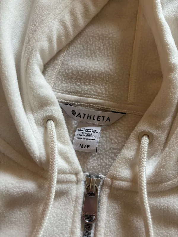 Athleta Fleece Full-Zip Sweatshirt - Image 3