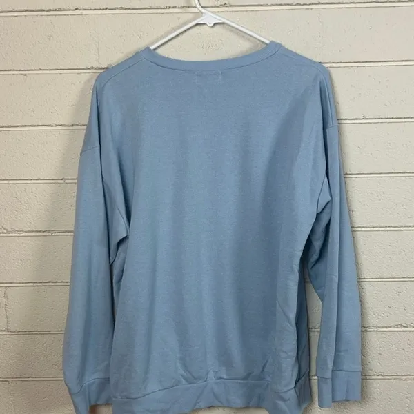 Disney Resort Blue Winnie the Pooh Sweatshirt size L - Image 8