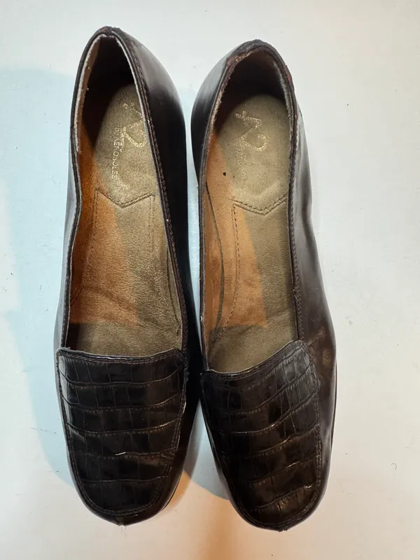 Aerosole A2 Wedge Slip-On Loafers Size 7.5 - Image 2