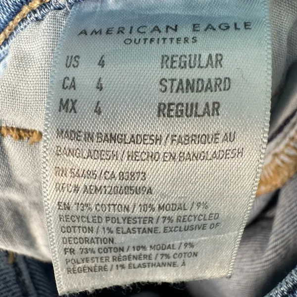 American Eagle Outfitters Straight Leg Mom Jeans - Image 6