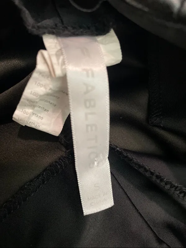 Fabletics Black Active Leggings with Branded Tag - Image 2