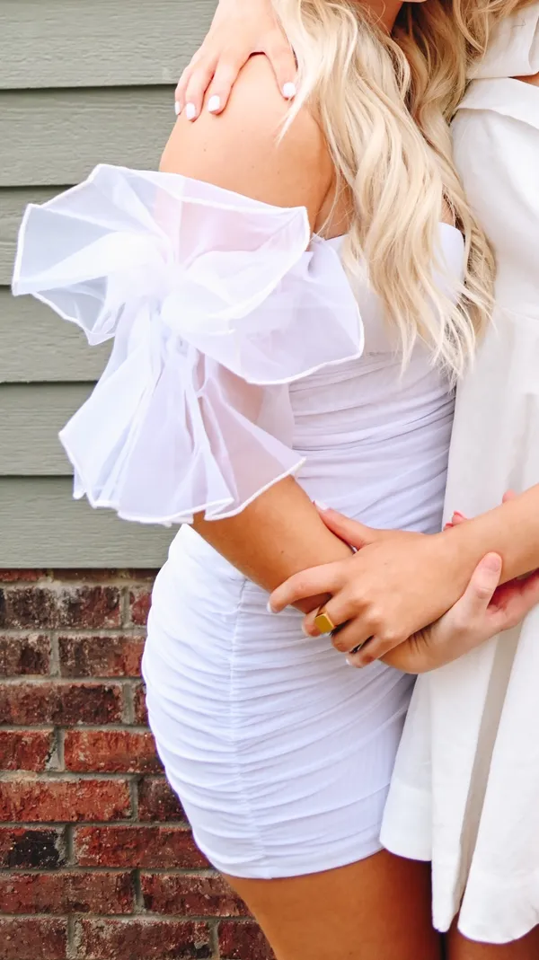 White Tulle Dress - Image 3