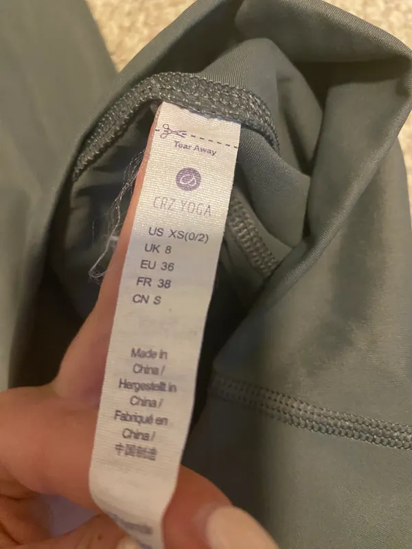CRZ Yoga Sage Green Leggings - Image 3