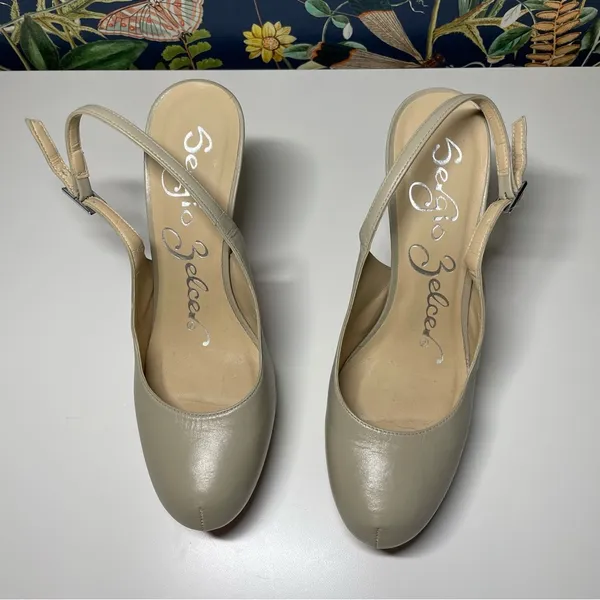 Red bottom nude leather pumps - Sergio Zelcer - Image 4