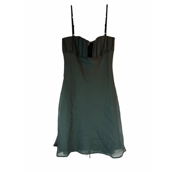 NWT ASOS Design Green Corset Mini Dress - US Size 6 - Image 3
