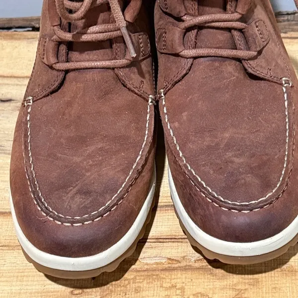 Sperry Maritime Cruz Waterproof Brown Leather Ankle Boot Size 9 B102‎ - Image 5
