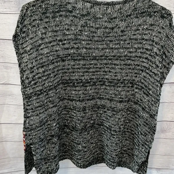 Julia One Size Pattern Shirt Sleeve Sweater - Image 3