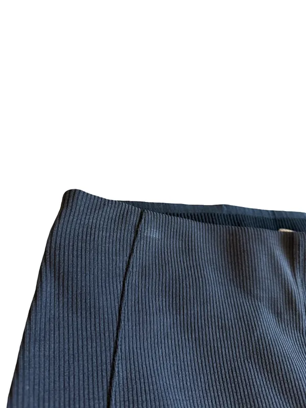 Lululemon Ribbed Zip Flared Pants Brushed Softstreme Athletic Size 8 Women's - Image 4