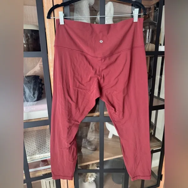 Lululemon Align Pants leggings II *25" Savannah high rise brick cayenne chianti - Image 3