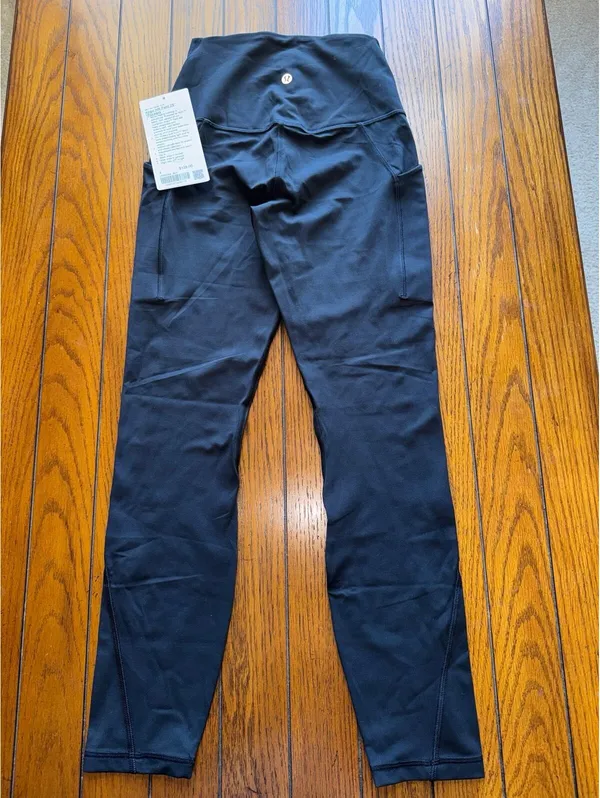 Lululemon Align With Pockets High Rise 25” Black Size 4 NWT - Image 2