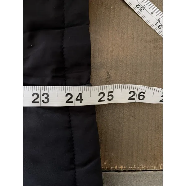 Erfo Quilted Vest Womens Size 12 Black Gorpcore Outdoor Quiet Luxury Travel EU42 - Image 8