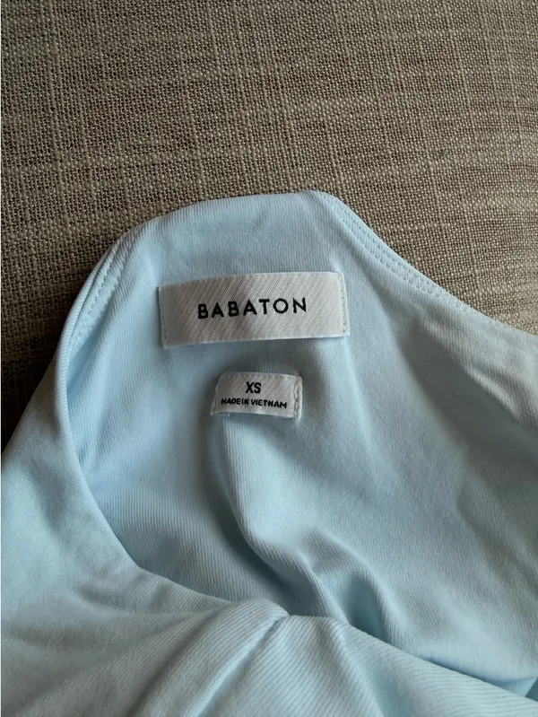 Ice Blue Aritzia Body Suit - Image 3
