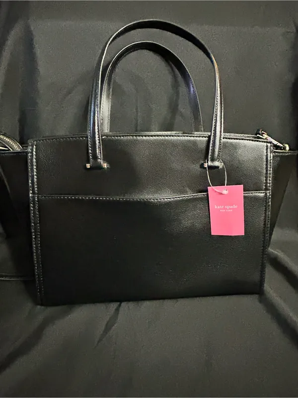 Kate Spade Geraldine Patterson Drive Black Leather Tote Shoulder Bag NWT - Image 2