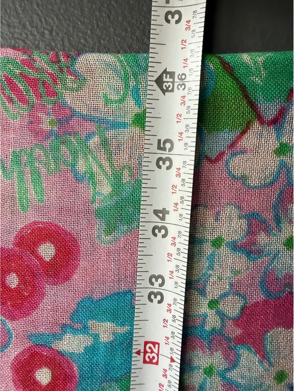 Lilly Pulitzer Floral Silk Cashmere Shawl Wrap - Image 5
