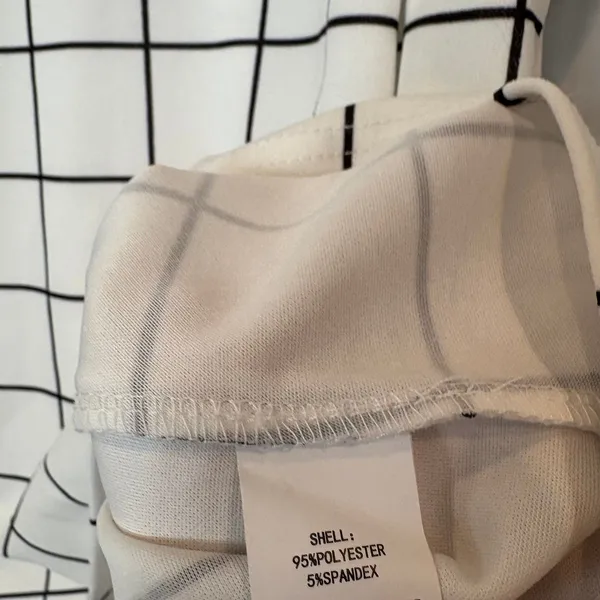 Melloday White And Black Blouse Size 1X‎ - Image 9