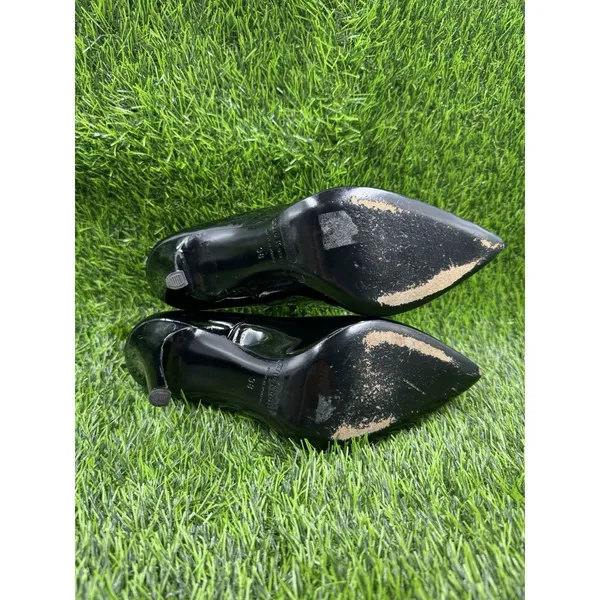 The Kooples Black Leather Pointed Toe Pump Heels Stiletto Shoes Size EU 38 US 8 - Image 12