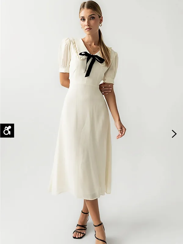 NWT Bohme Maren Collared Midi Dress -medium - Image 2