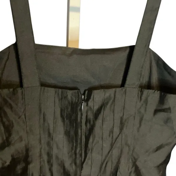 Banana Republic Black Square Neck Peplum Top size 4 NEW #756 - Image 6